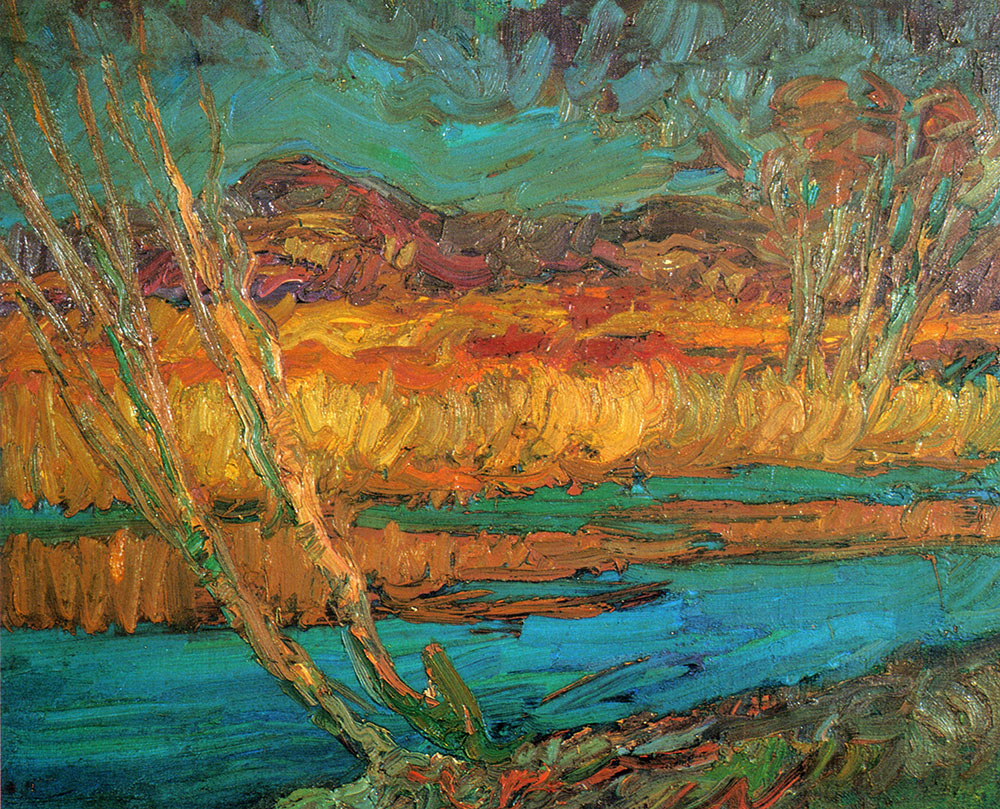 М. Неділко. «Над водою». 1968. Полотно, олія